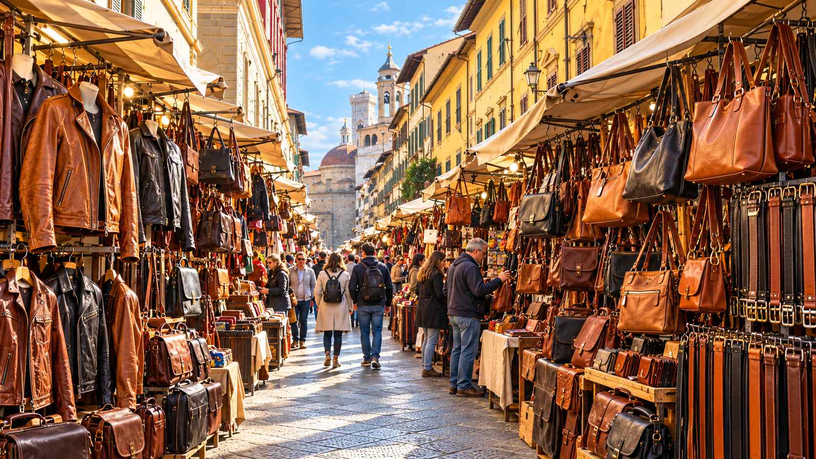 San Lorenzo, mercato della pelle